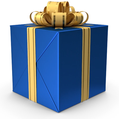 Gift Box Bold Blue 